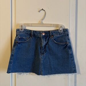 Forever 21 Light Blue Denim Skirt